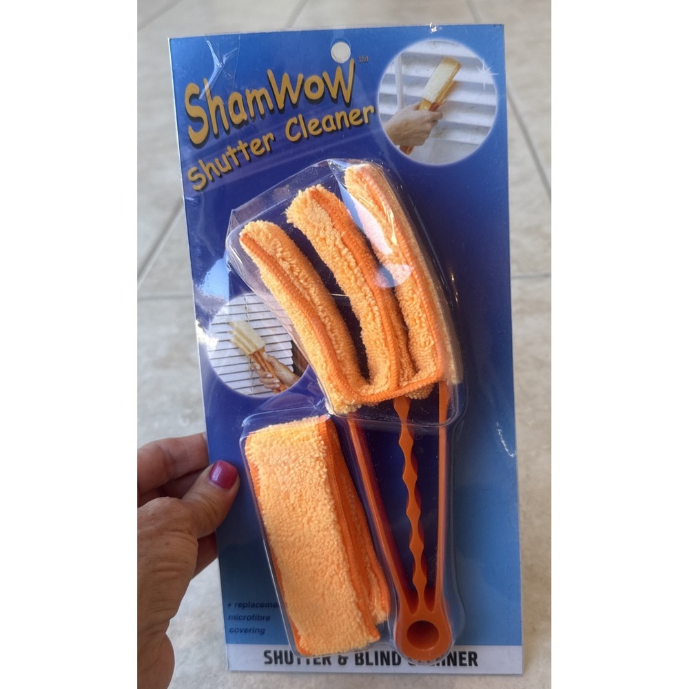 ShamWOW Shutter & Blind Cleaner, Replacement Microfibre‎ Covering NEW